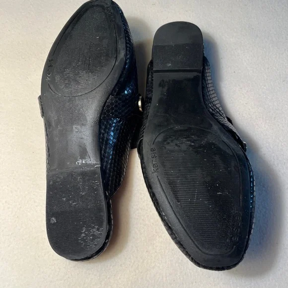 Kensie Black and Gold Mules - Picture 3 of 5